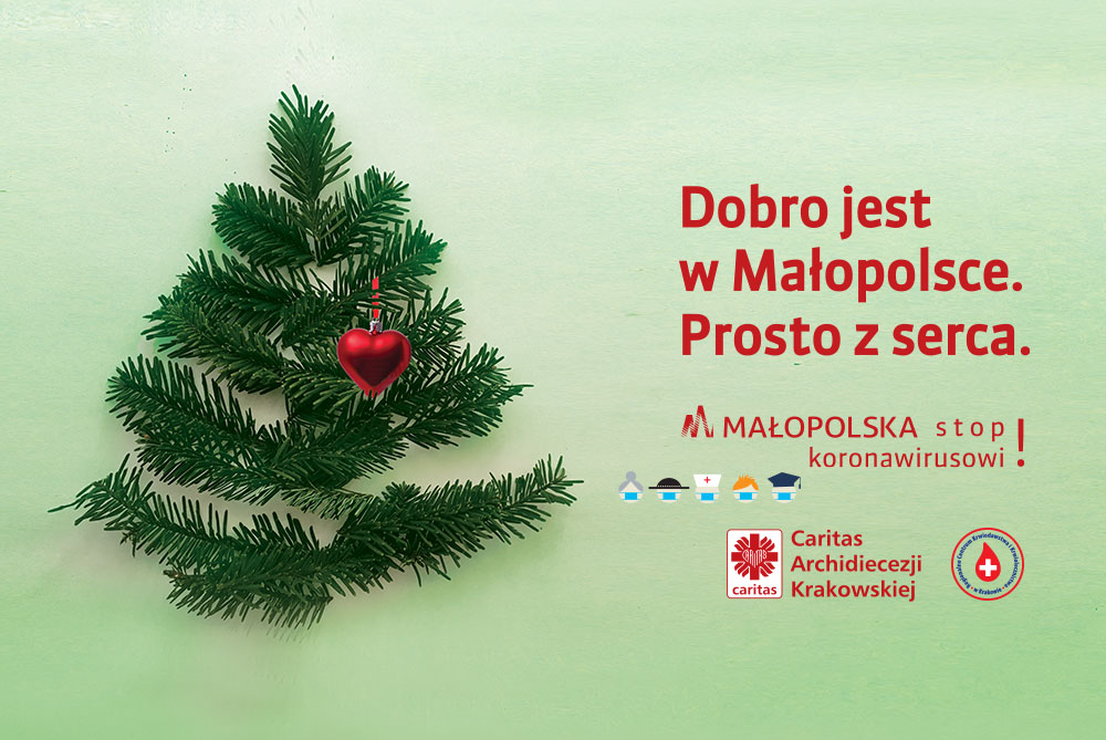 Grafika Dobro jest w Małopolsce. Prosto z serca.