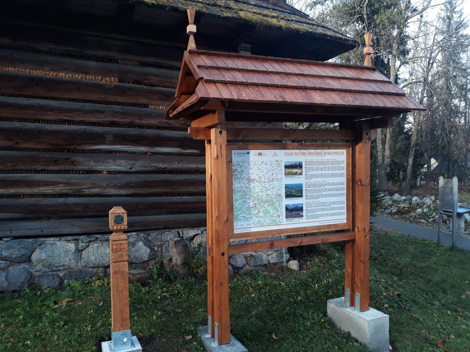 zdjęcie tablicy informacyjnej w Zakopanem